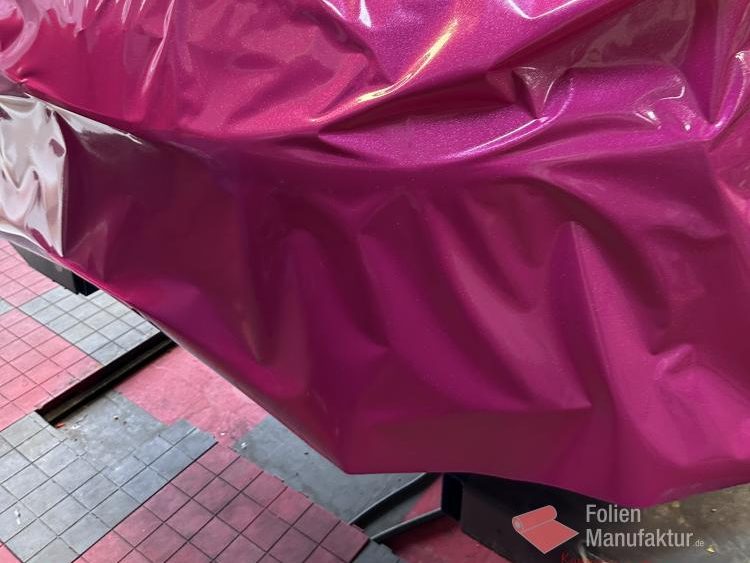 Opel Corsa Vollfolierung Pink – Bild 4