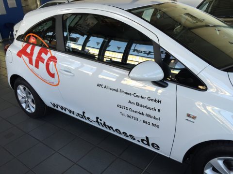 Beschriftung Opel corsa