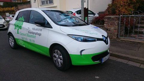 Lettering Renault zoe