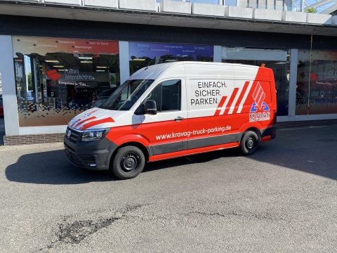 Lettering Kravag VW Crafter