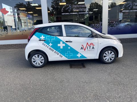 Beschriftung Avita Aygo