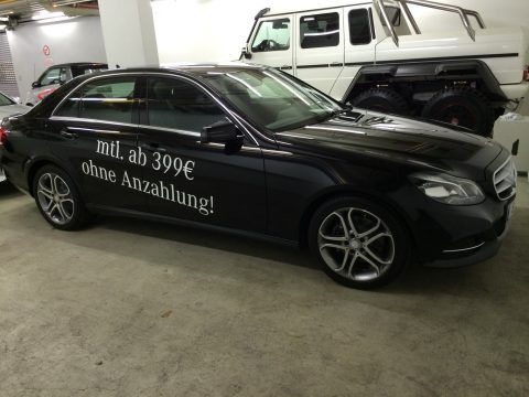 Lettering Mercedes Benz Mainz