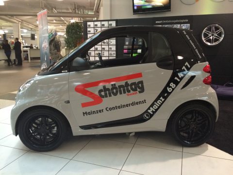 Vehicle Lettering Smart Gray – Schöntag