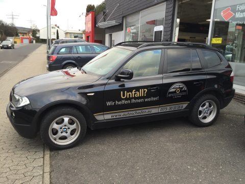 Lettering BMW Gutachter