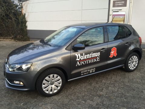 Beschriftung Apotheke