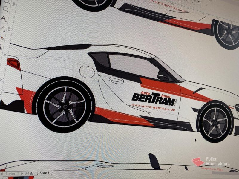 Toyota Supra Designfolierung – Bild 2