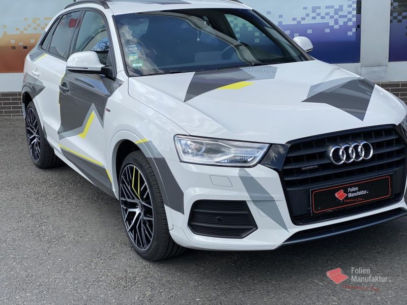 Audi Q3 Camouflage folierung – Bild 2