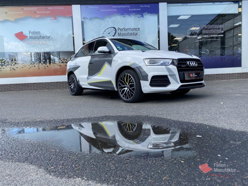 Audi Q3 Camouflage folierung – Bild 3
