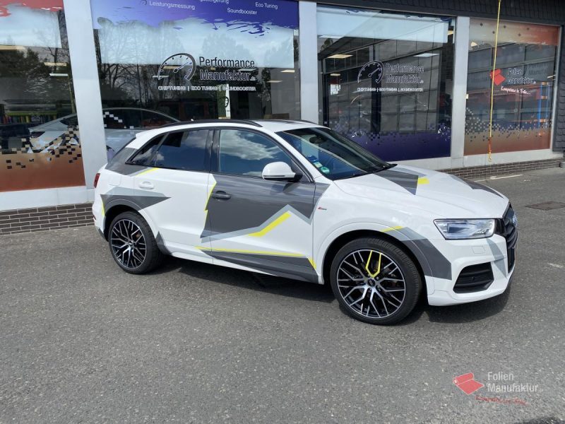 Audi Q3 Camouflage folierung – Bild 4