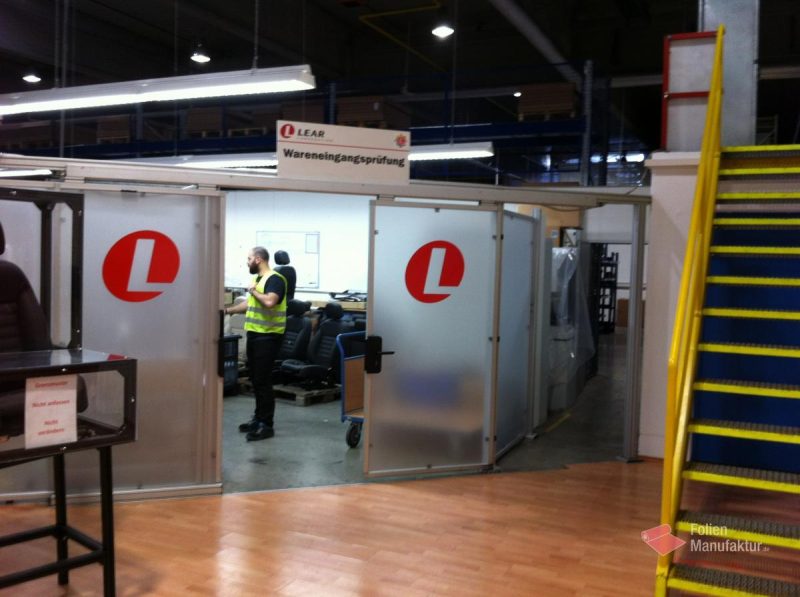Frosted Glass Film with Logo – Bild 1