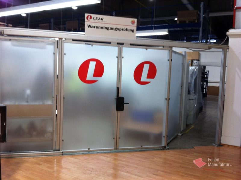 Frosted Glass Film with Logo – Bild 2