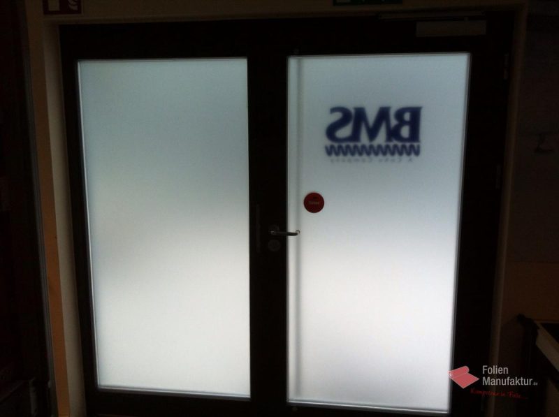 Frosted Glass inkl. Logo – Bild 1
