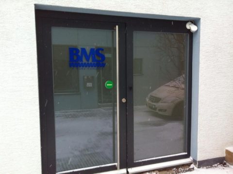 Frosted Glass inkl. Logo