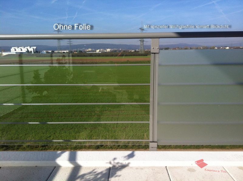 Privacy Film Balkon – Bild 3