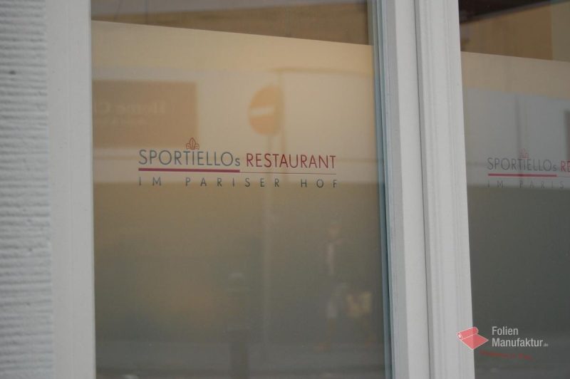 Frosted Glass with Logo – Bild 1