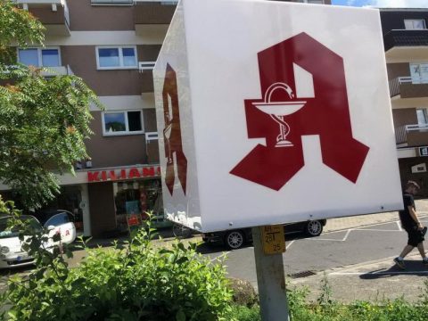 Pharmacy Cube Sign