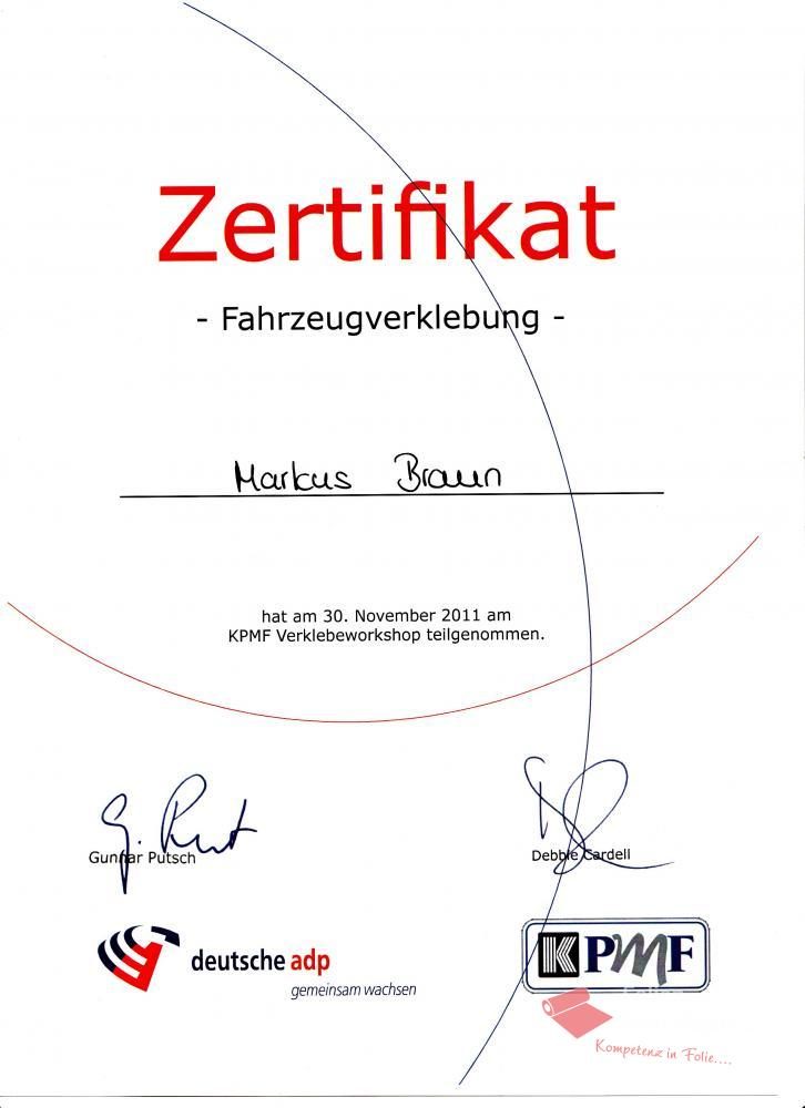 Zertifikat