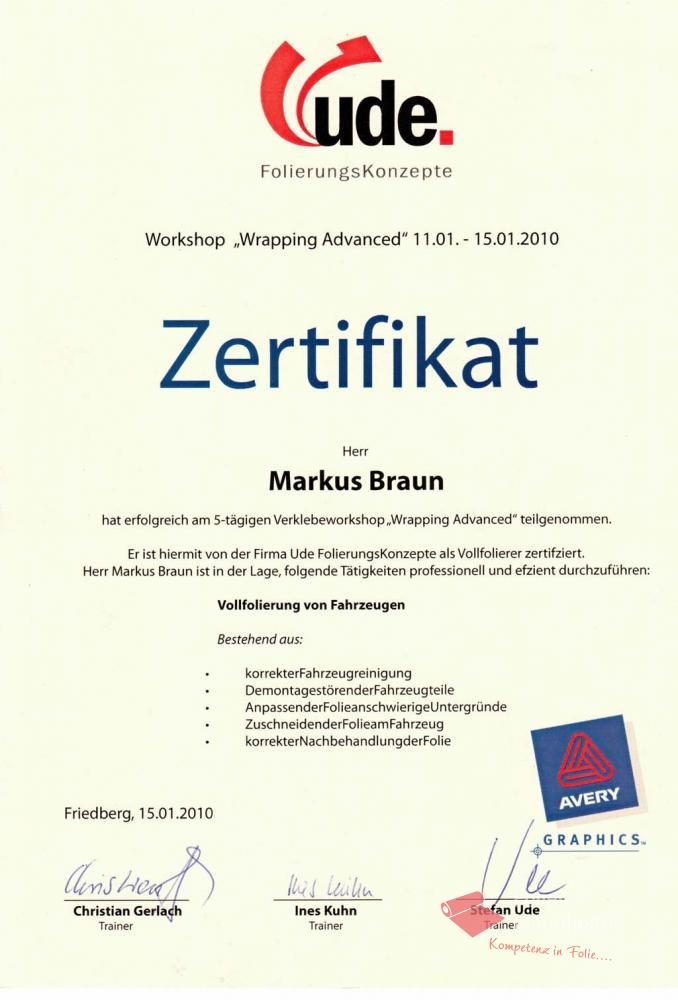 Zertifikat