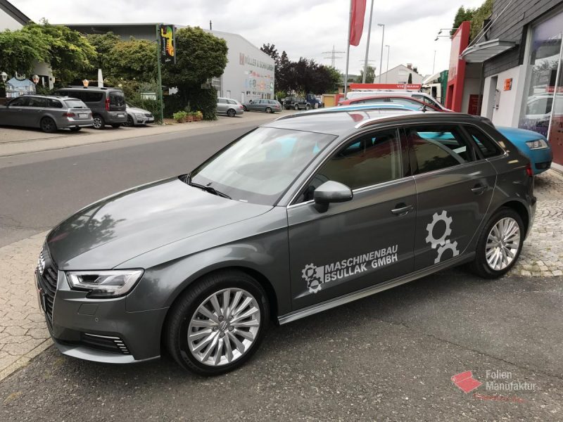 Audi A3 Wrap in Daytona Grey – Bild 3