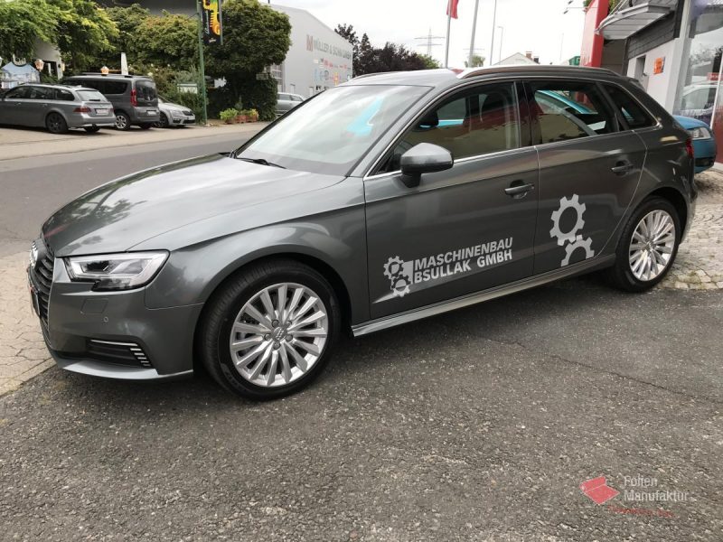 Audi A3 Wrap in Daytona Grey – Bild 4