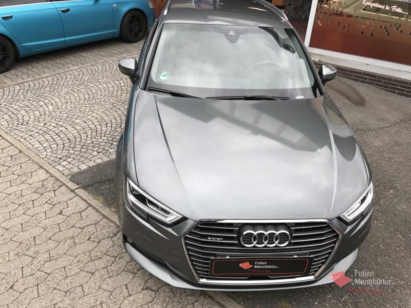 Audi A3 Wrap in Daytona Grey – Bild 6