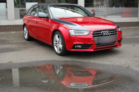 Audi A4 Chrome Wrap