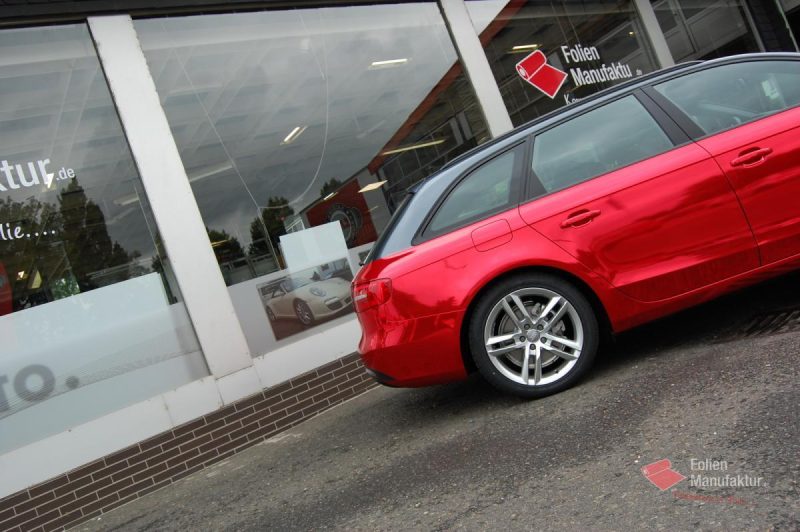 Audi A4 Chrome Wrap – Bild 7