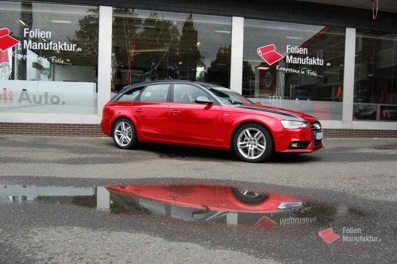Audi A4 Chrome Wrap – Bild 8
