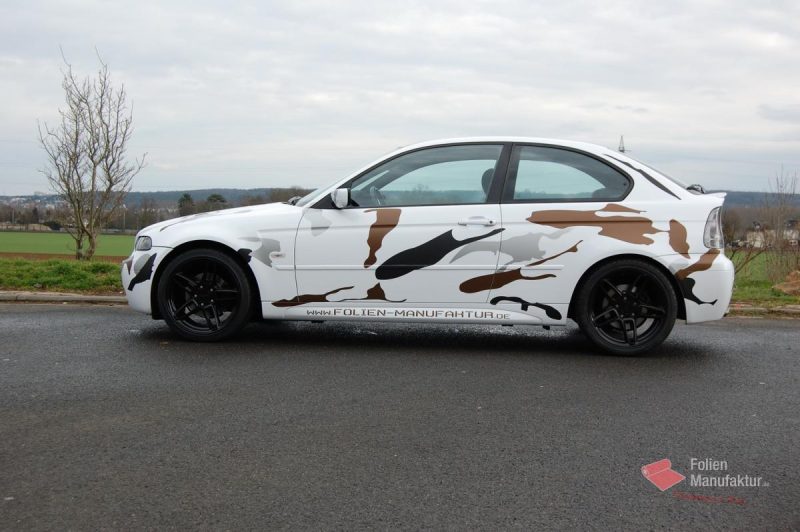 Bmw 3er  Camouflage Full Wrap – Bild 4