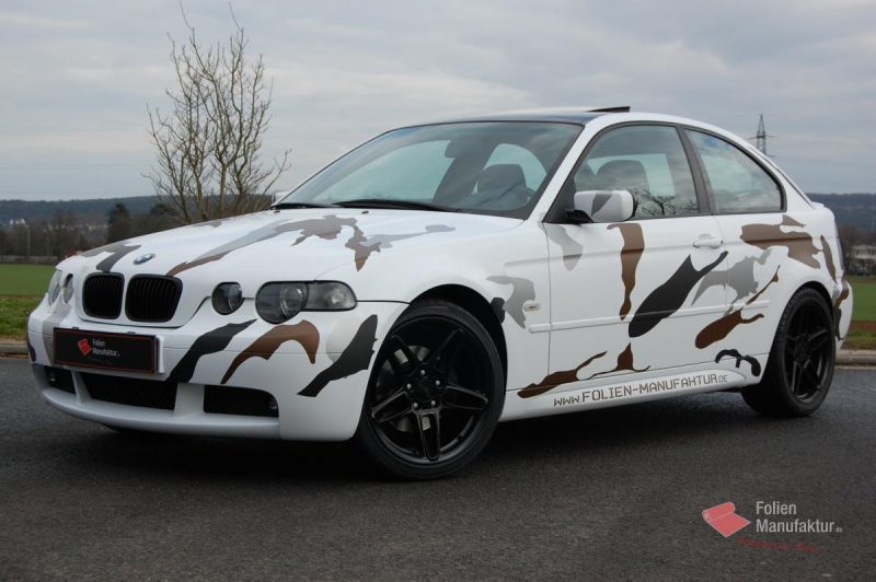 Bmw 3er  Camouflage Full Wrap – Bild 2