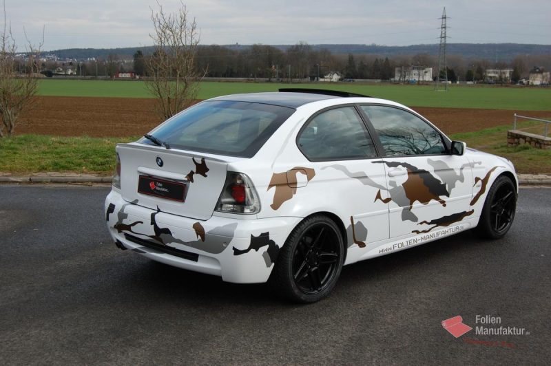 Bmw 3er  Camouflage Full Wrap – Bild 8