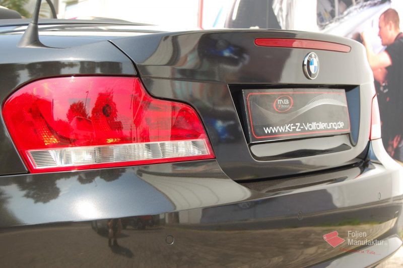 Bmw 1er Cabrio Vollfolierung – Bild 8