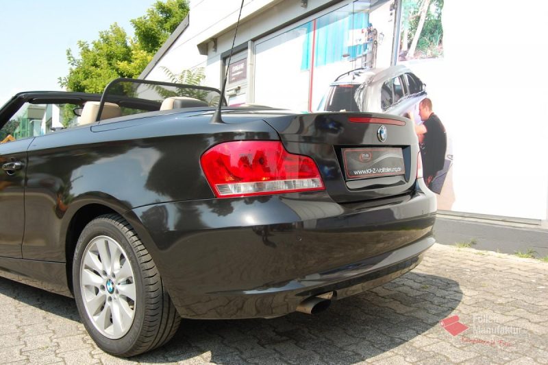 Bmw 1er Cabrio Vollfolierung – Bild 7