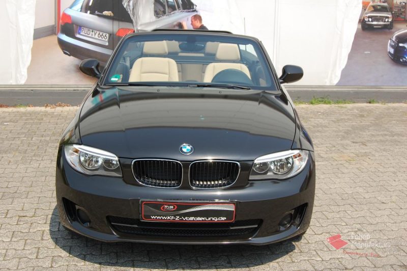 Bmw 1er Cabrio Vollfolierung – Bild 5