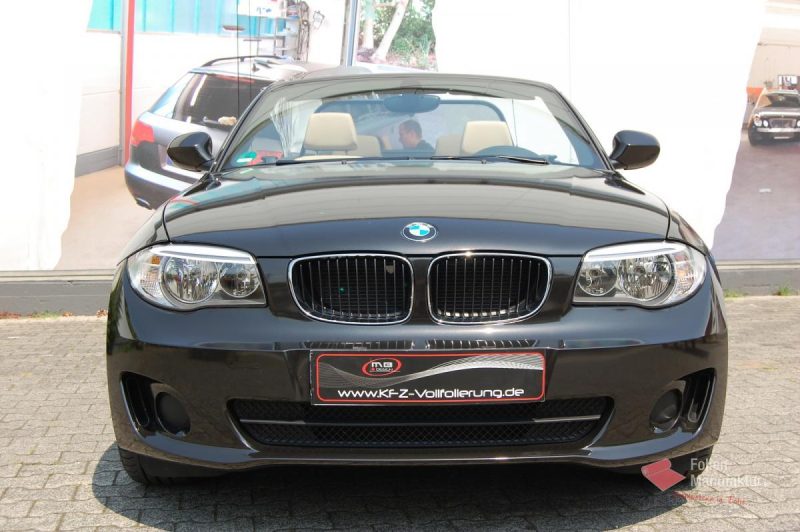 Bmw 1er Cabrio Vollfolierung – Bild 4