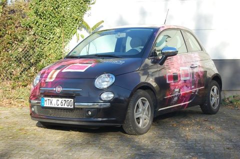 Fiat 500 Vollfolierung