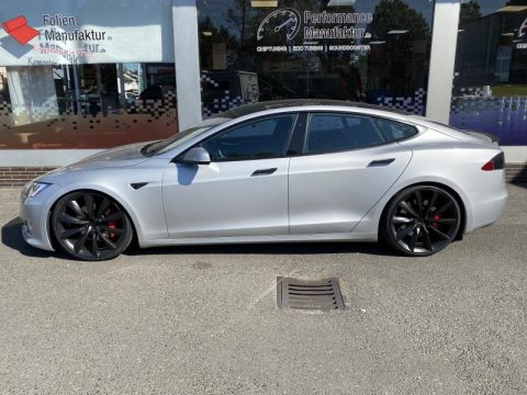 Tesla Model S chrome delete
