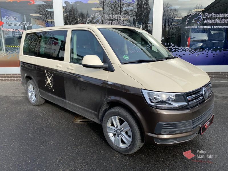 VW T6 zwei Farben bicolor Full Wrap – Bild 6
