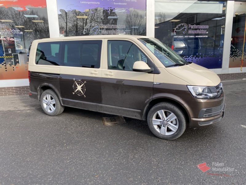 VW T6 zwei Farben bicolor Full Wrap – Bild 5
