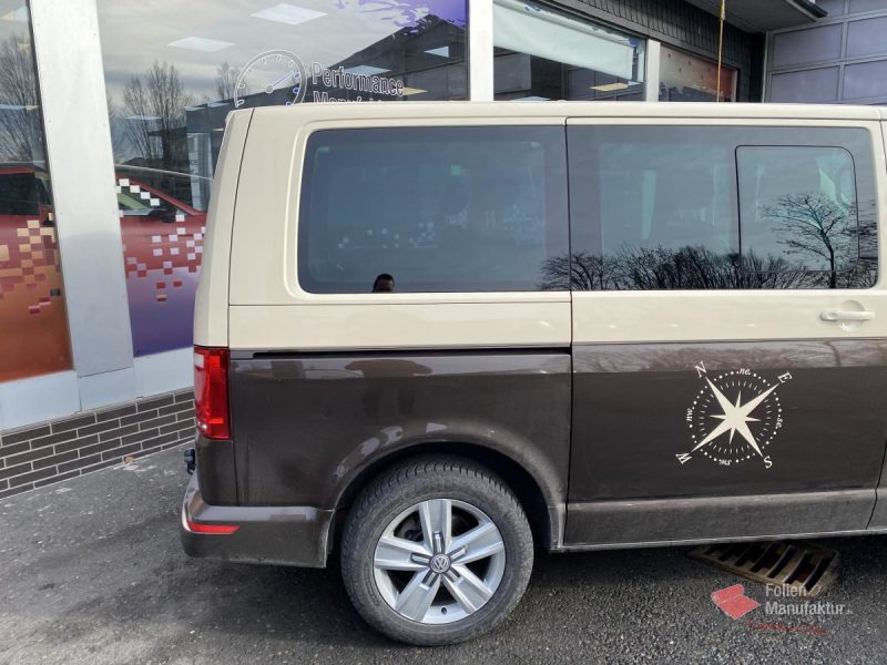 VW T6 zwei Farben bicolor Full Wrap – Bild 1