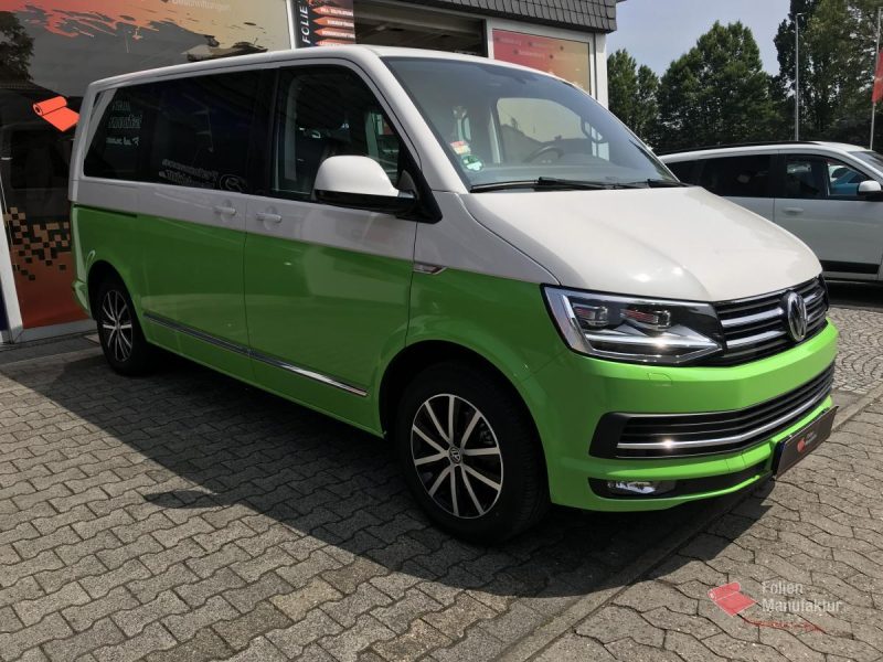 VW T6 zwei Farben bicolor Vollfolierung – Bild 6