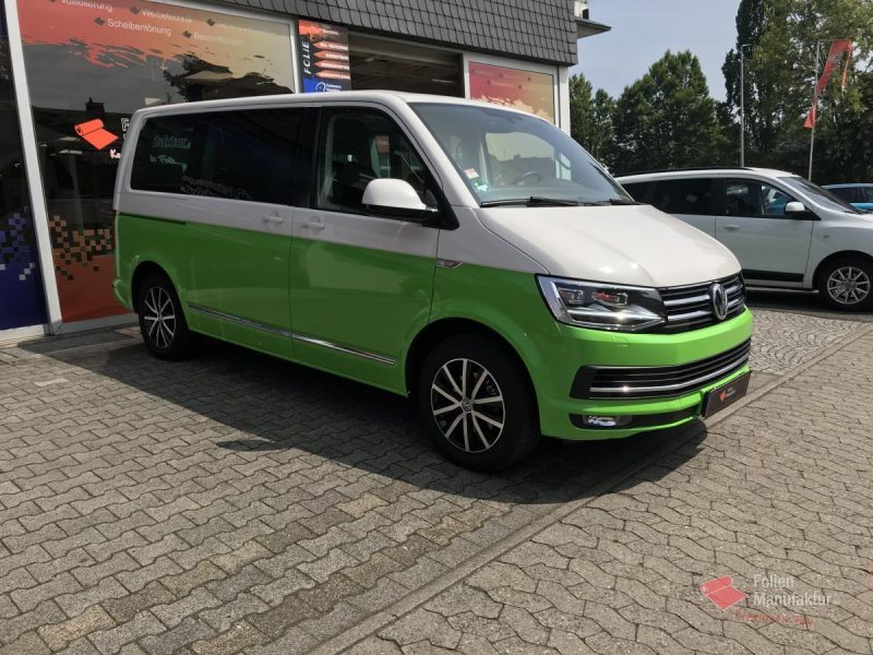 VW T6 zwei Farben bicolor Vollfolierung – Bild 5