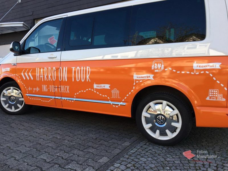 VW T6 zwei Farben bicolor Full Wrap – Bild 10