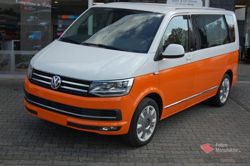 VW T6 zwei Farben bicolor Full Wrap – Bild 2