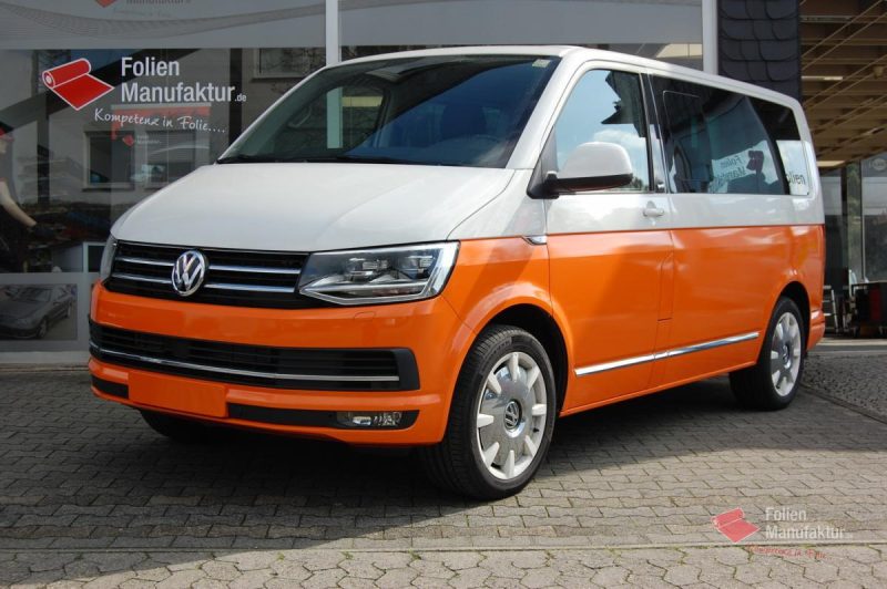 VW T6 zwei Farben bicolor Full Wrap – Bild 5