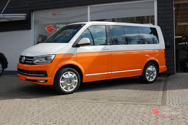 VW T6 zwei Farben bicolor Full Wrap – Bild 4