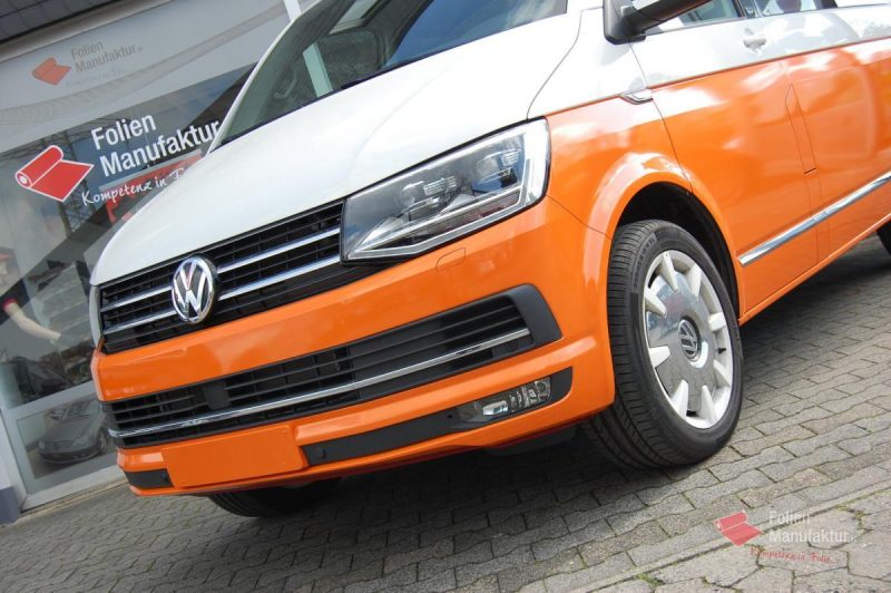 VW T6 zwei Farben bicolor Full Wrap – Bild 3
