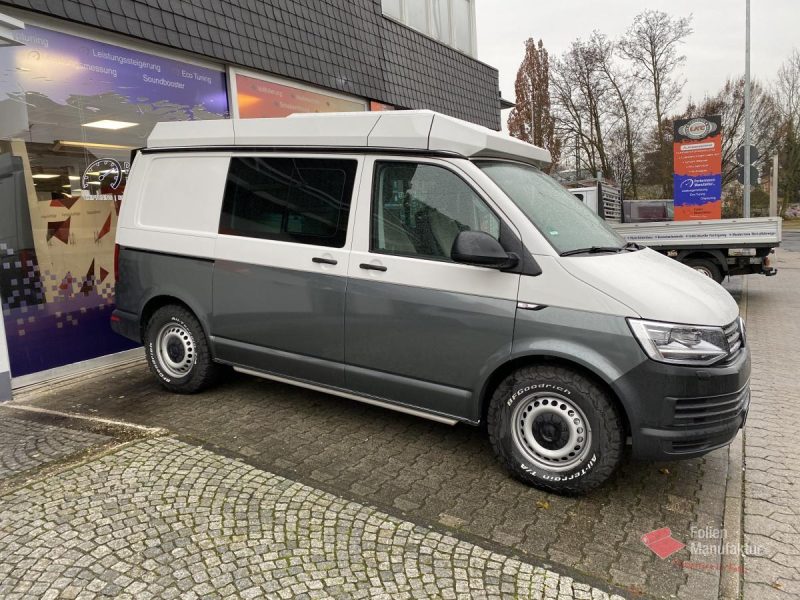 VW T6 zwei Farben bicolor Vollfolierung – Bild 6