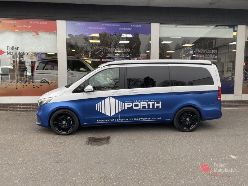 Mercedes V Klasse zwei Farben bicolor Vollfolierung – Bild 9