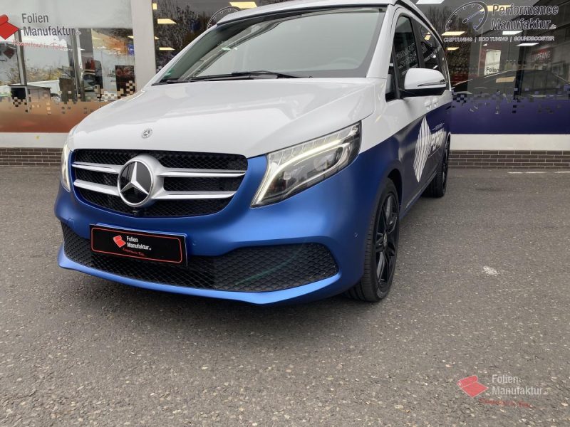 Mercedes V Klasse zwei Farben bicolor Vollfolierung – Bild 5